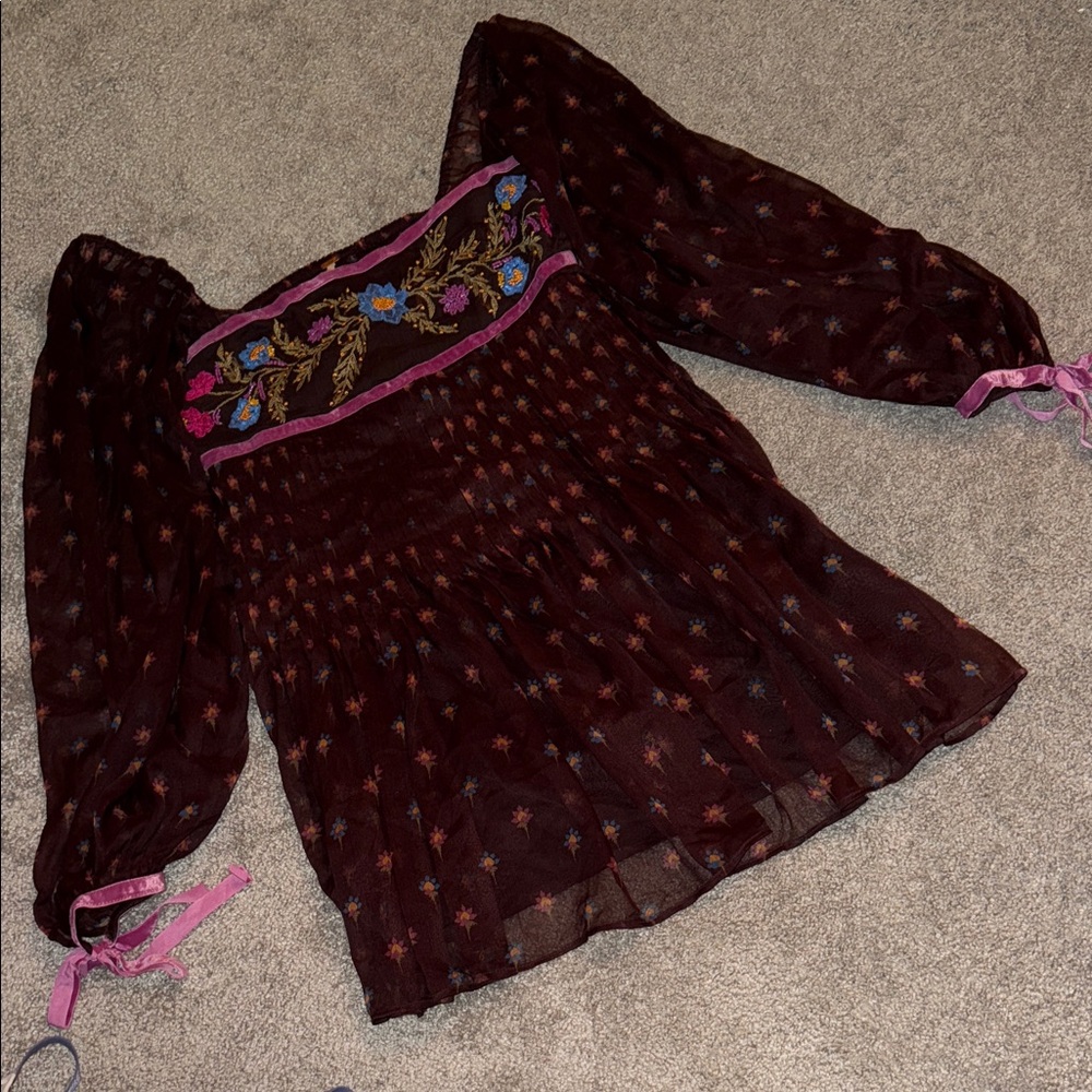 Free People Pleated Dress